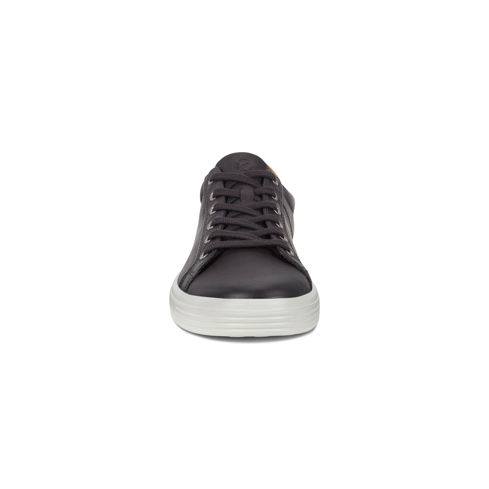 ECCO Mens Sneakers Dark Grey - Soft Classic - QIH-862715